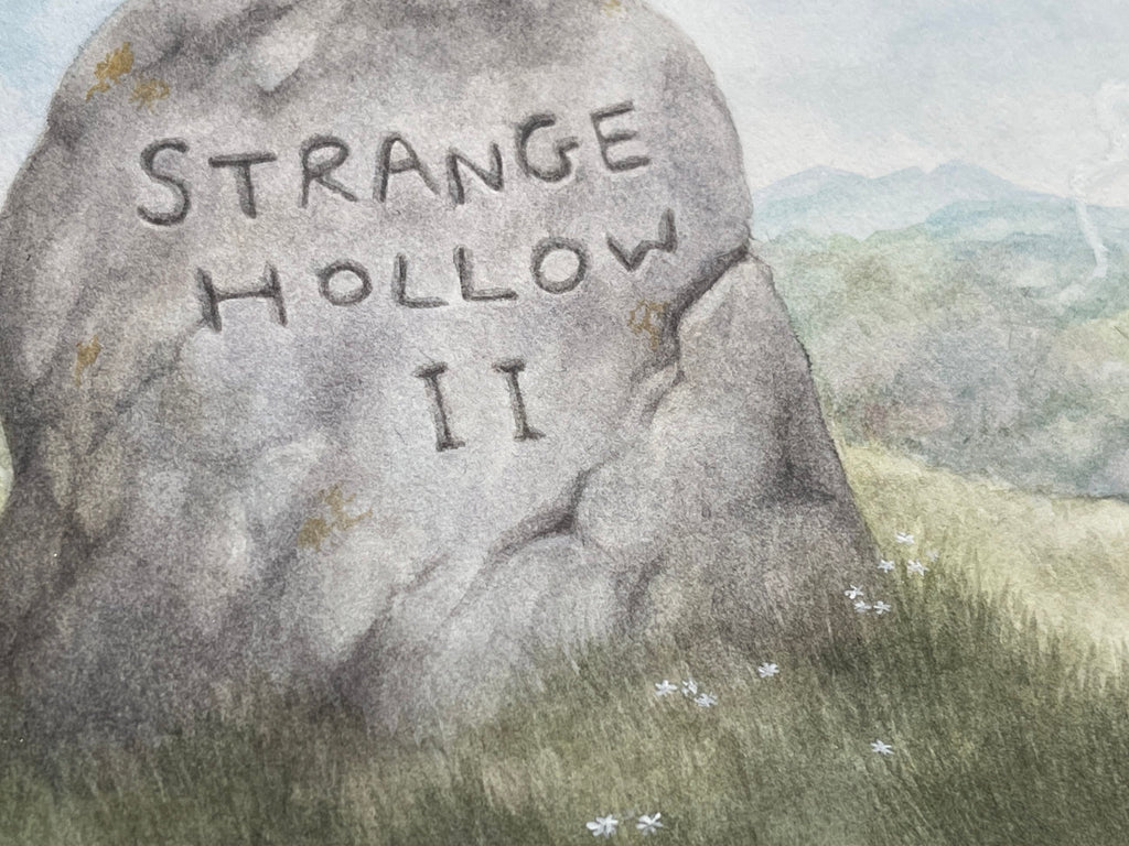 Two Miles To Strangehollow - Unframed Watercolour Painting