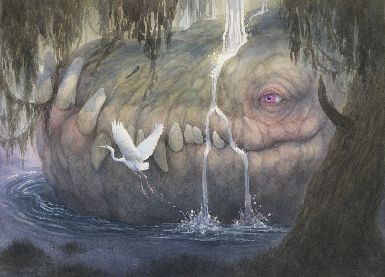 Glaurmir, The Ancient - Unframed Watercolour Painting