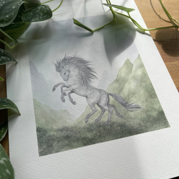 Sleipnir - Unframed Watercolour Painting
