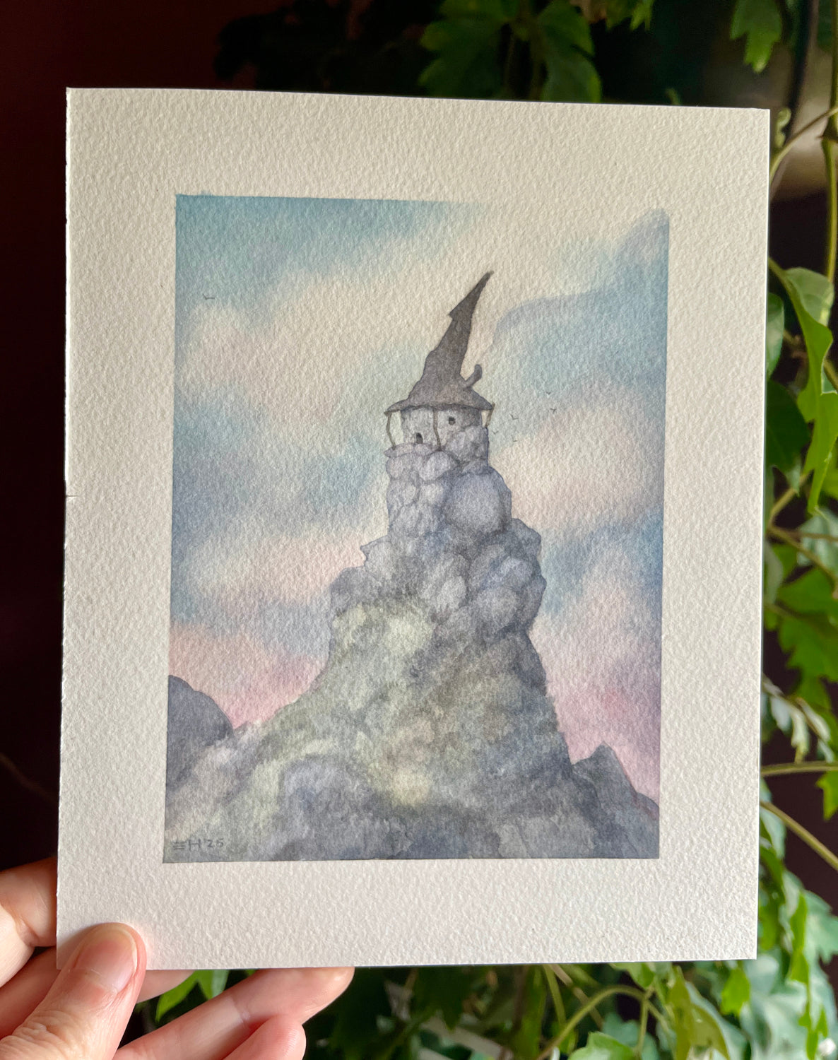 The Lookout - Unframed Watercolour Painting