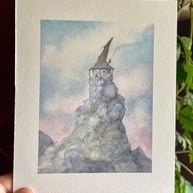 The Lookout - Unframed Watercolour Painting