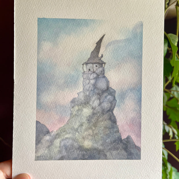 The Lookout - Unframed Watercolour Painting