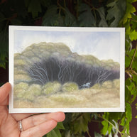 A Glimpse - Unframed Watercolour Painting