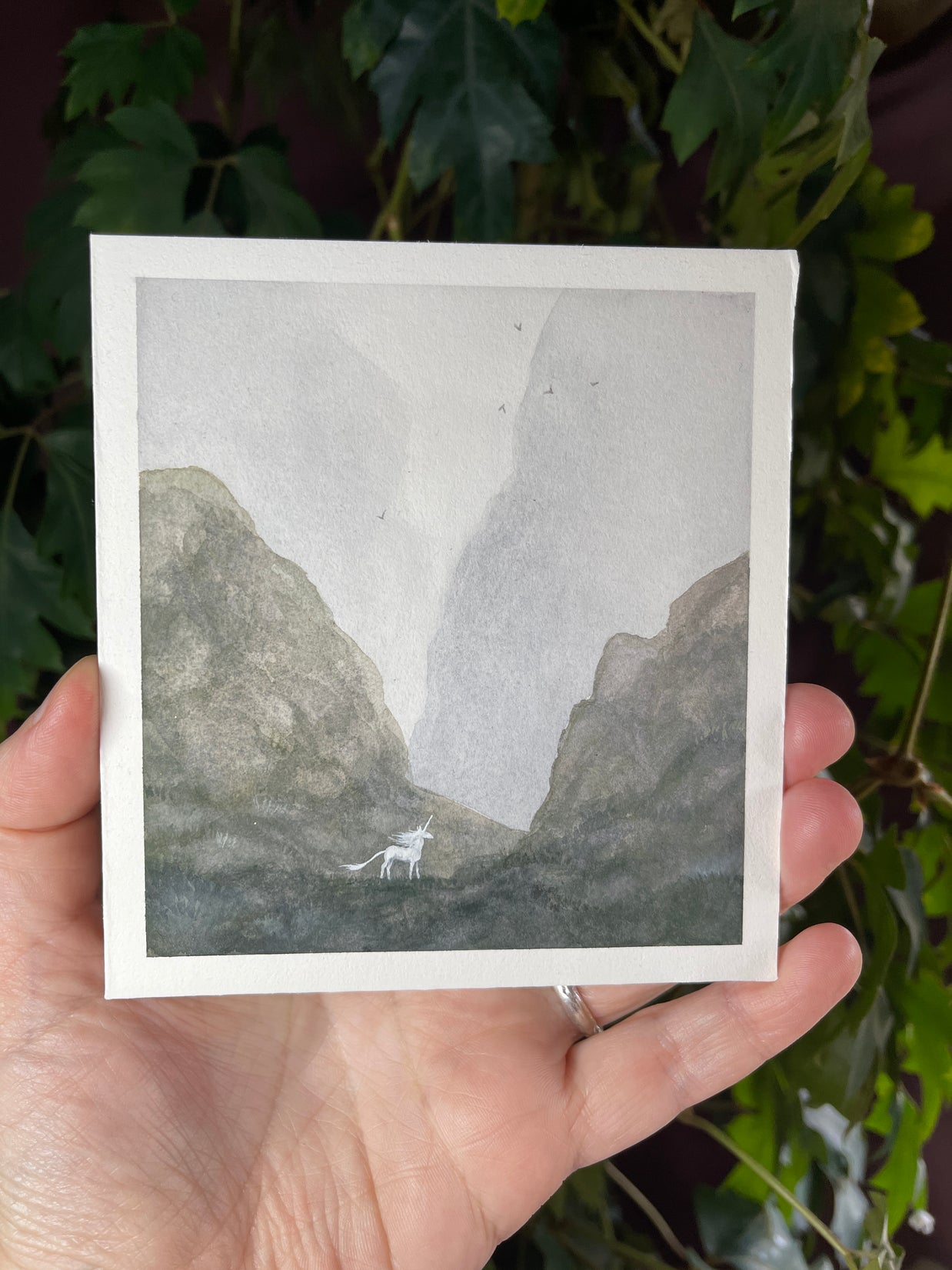 Home Turf - Unframed Watercolour Painting