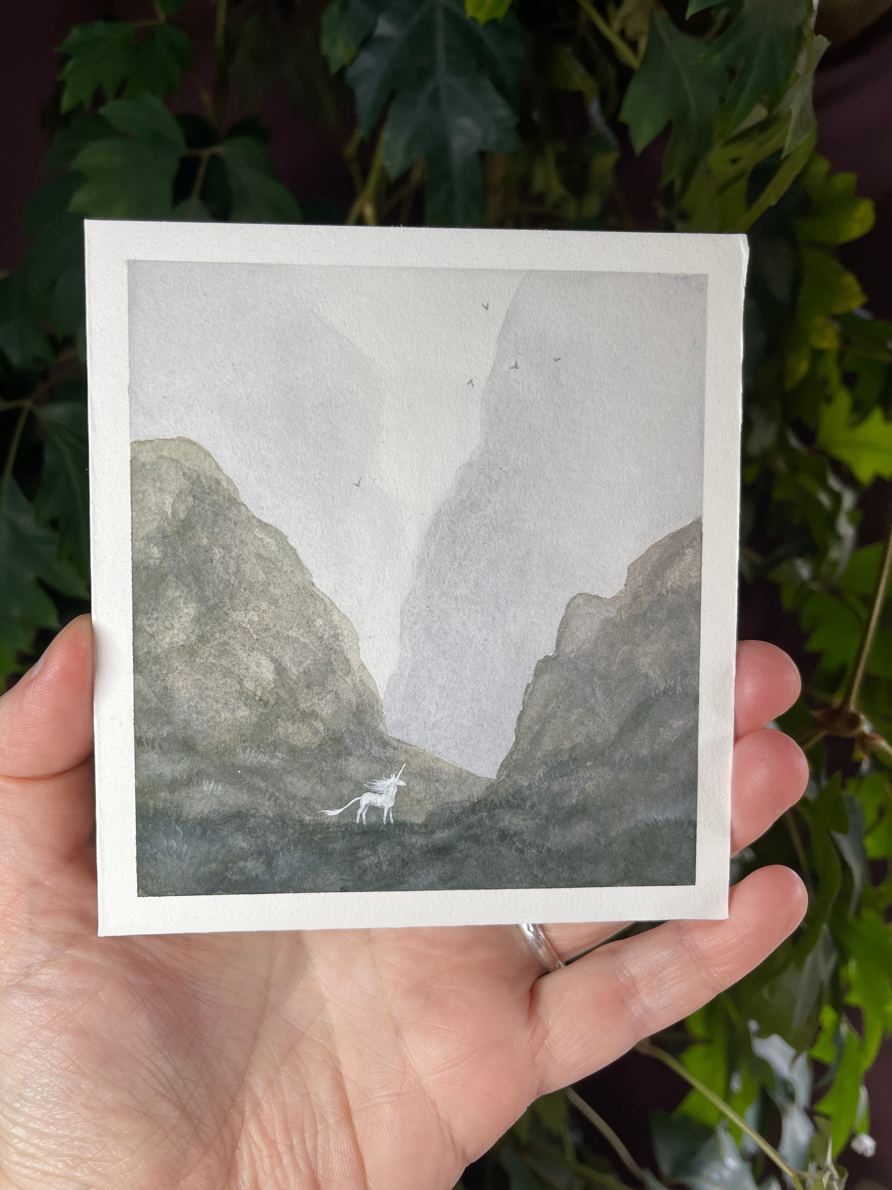 Home Turf - Unframed Watercolour Painting