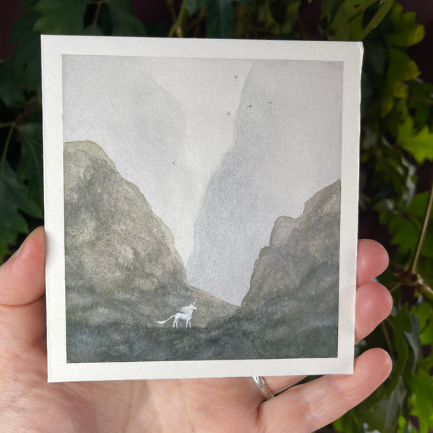 Home Turf - Unframed Watercolour Painting