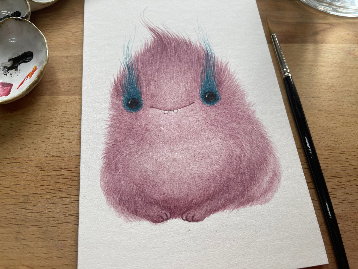 Nathaniel - Unframed Watercolour Painting