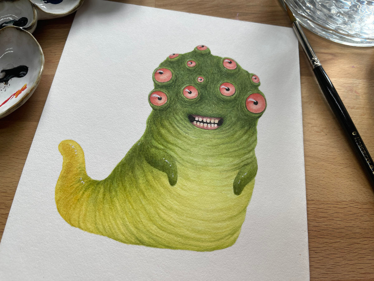 Gertrude - Unframed Watercolour Painting