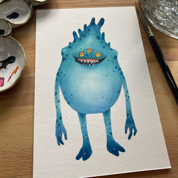 Wilf - Unframed Watercolour Painting