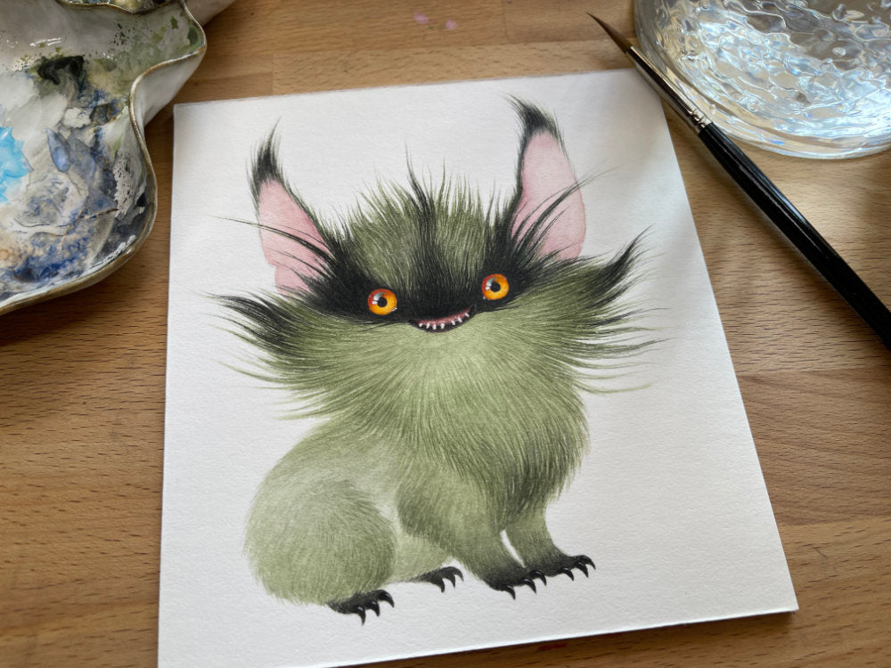Ambrose - Unframed Watercolour Painting