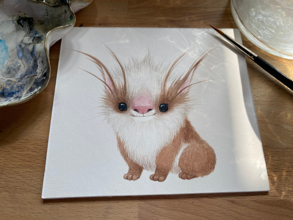 Hortense - Unframed Watercolour Painting