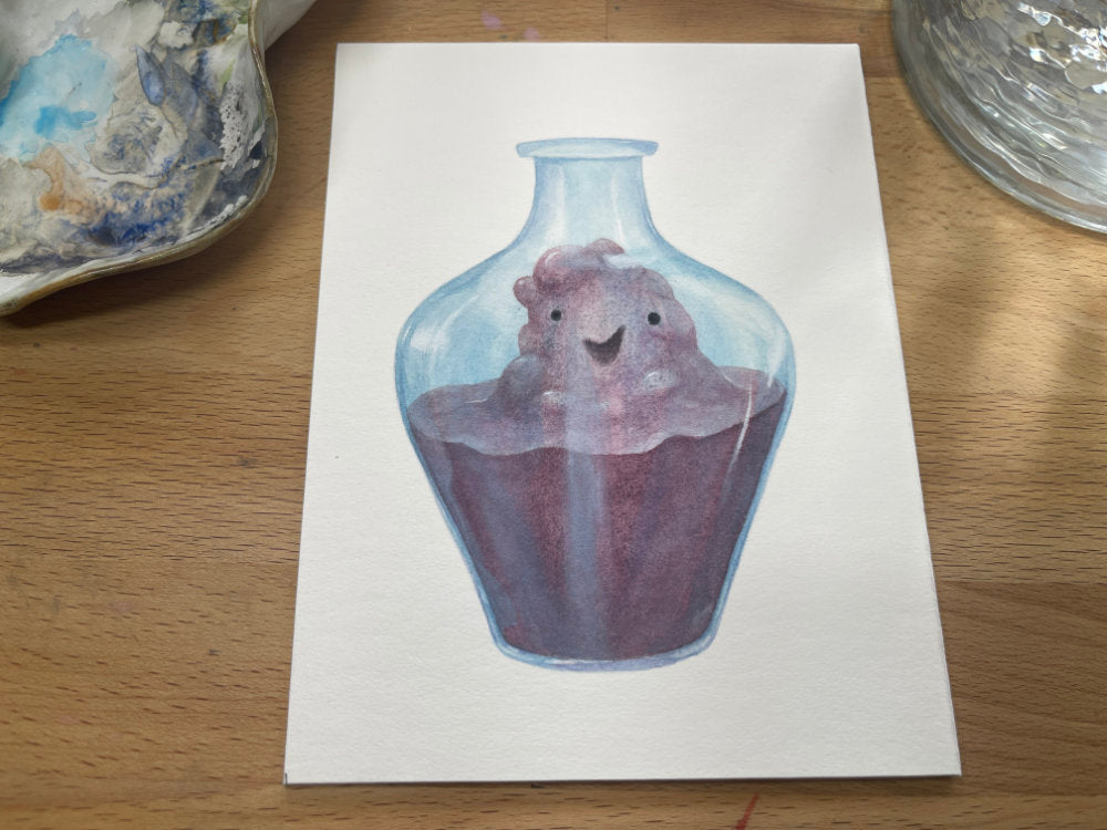 Imogen - Unframed Watercolour Painting