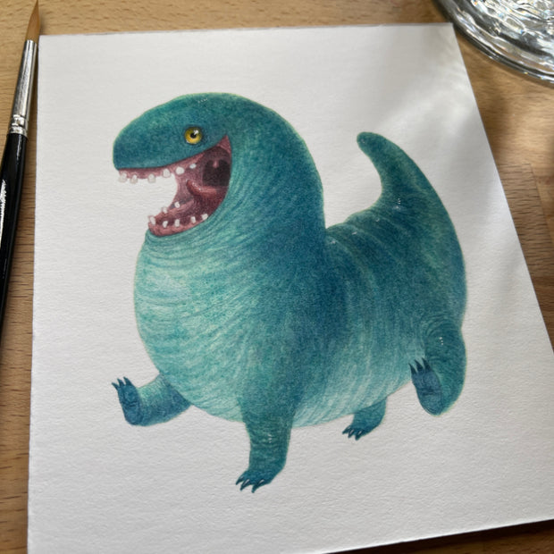 Clarence - Unframed Watercolour Painting