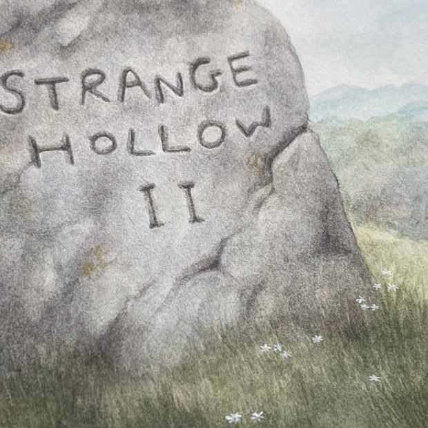 Two Miles To Strangehollow - Unframed Watercolour Painting