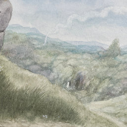 Two Miles To Strangehollow - Unframed Watercolour Painting