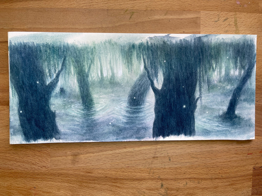 The Swamp - Unframed Watercolour Painting