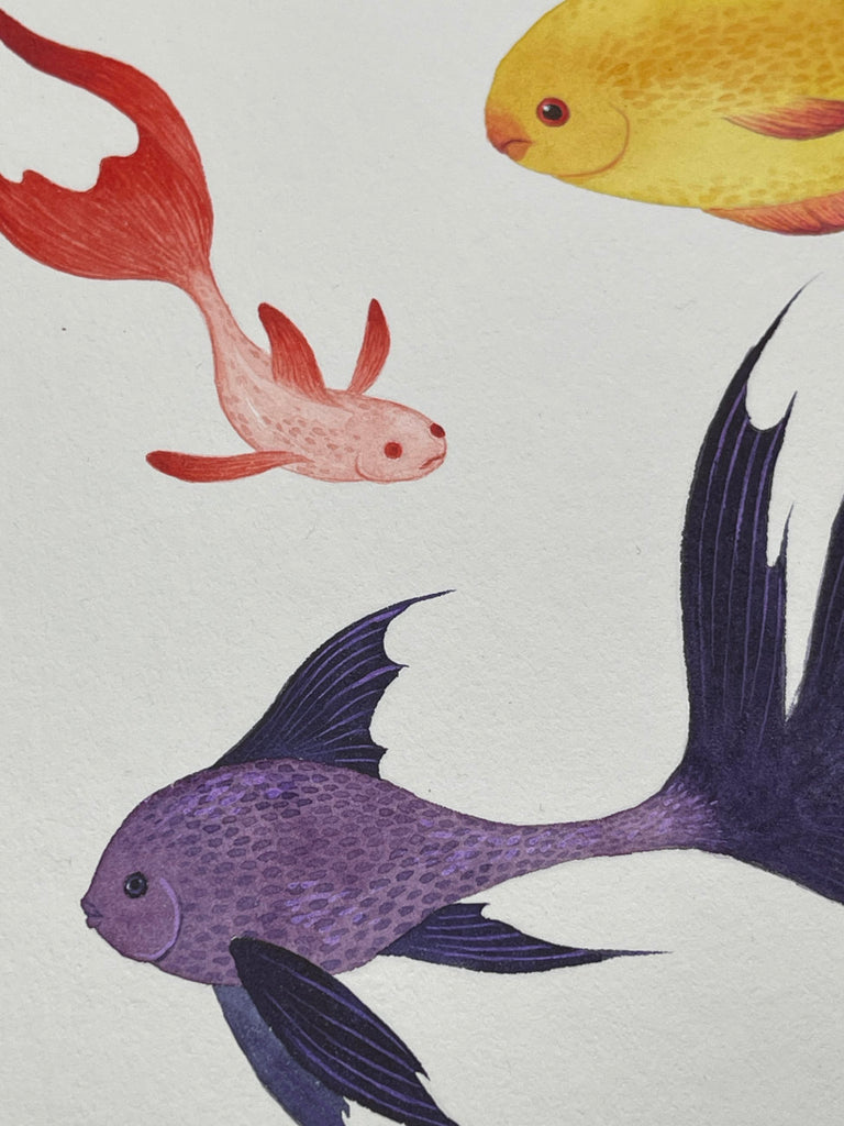 Strangehollow Fish - Unframed Watercolour Painting