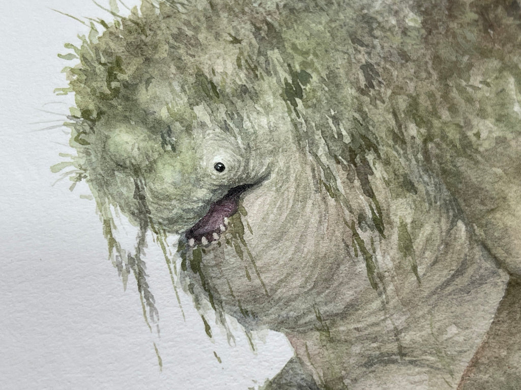 Swamp Troll - Unframed Watercolour Painting