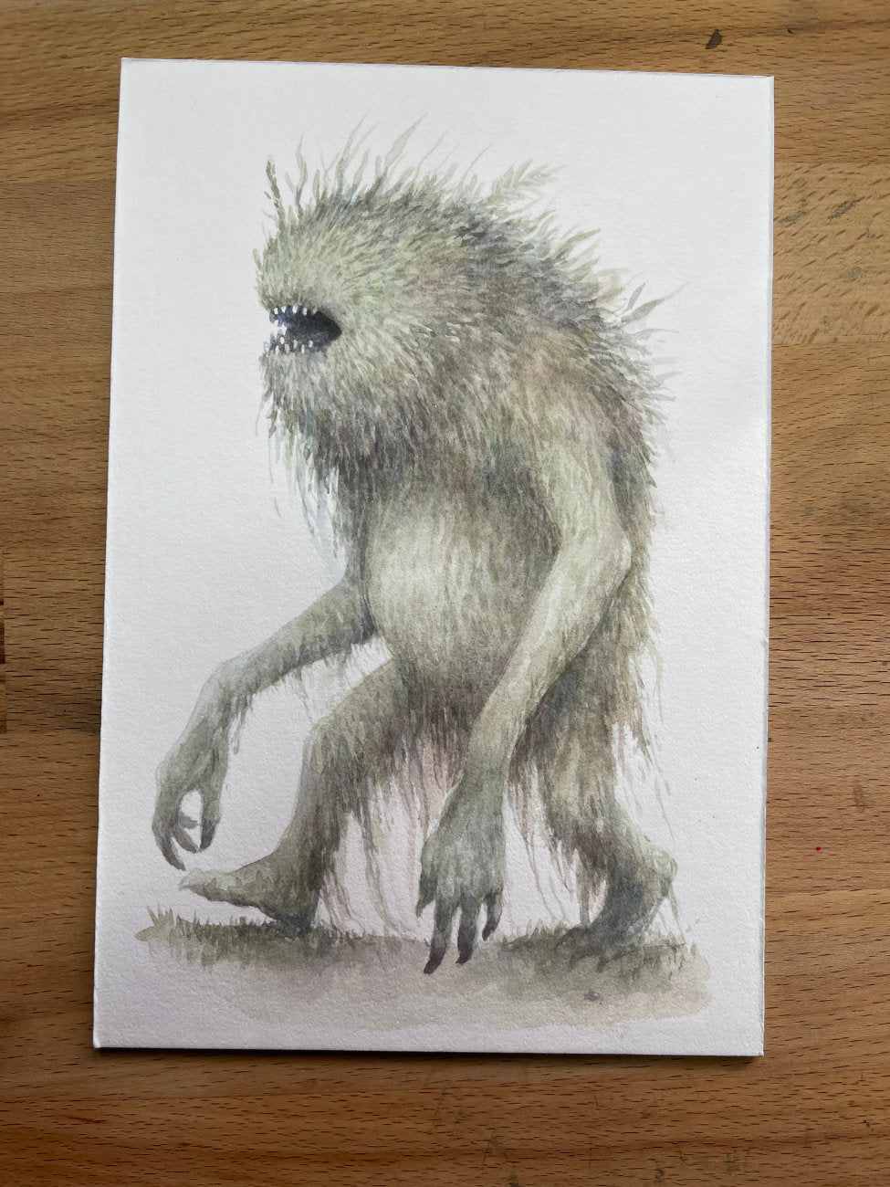 The Sightless Maw - Unframed Watercolour Painting