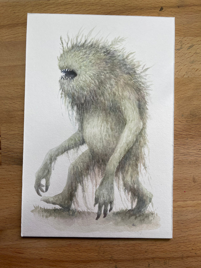 The Sightless Maw - Unframed Watercolour Painting