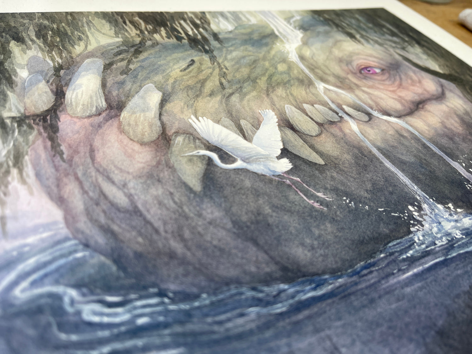 Glaurmir, The Ancient - Unframed Watercolour Painting