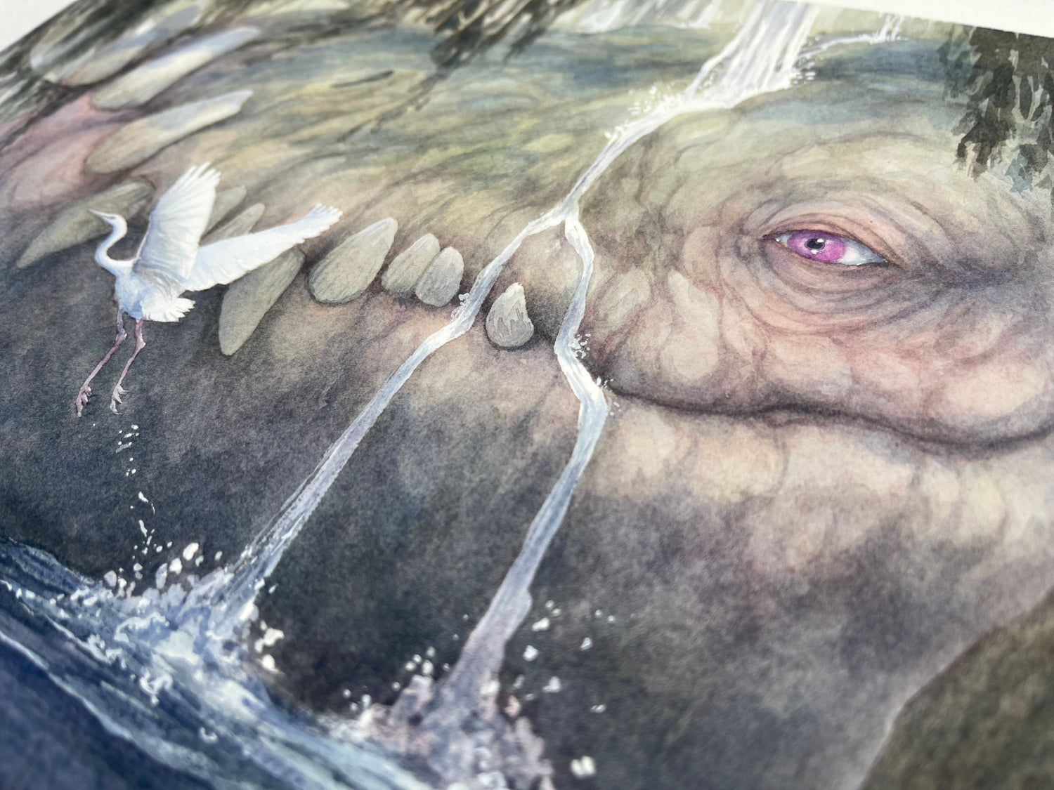 Glaurmir, The Ancient - Unframed Watercolour Painting