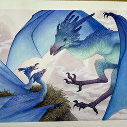 The Brood - Unframed Watercolour Painting