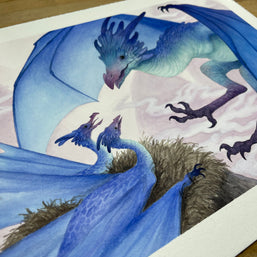 The Brood - Unframed Watercolour Painting