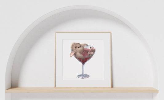 Cosmo - Unframed Watercolour Painting