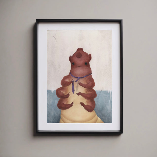 Quart Fietlee - Unframed Watercolour Painting