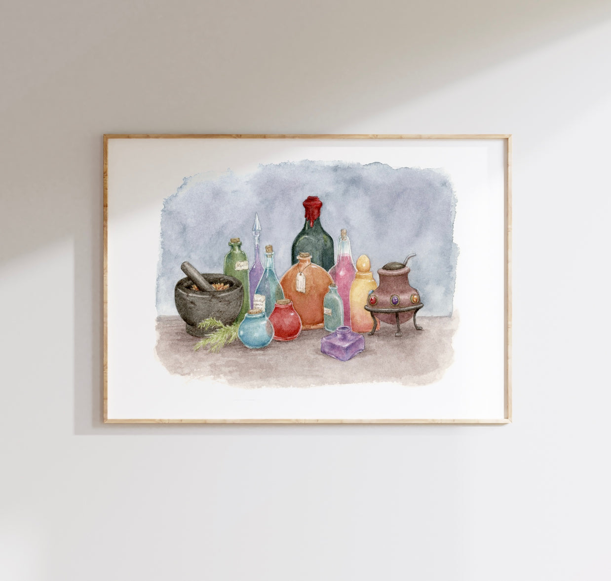 Potion Collection - Unframed Watercolour Painting