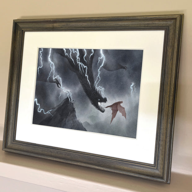 The Chase - Unframed Watercolour Painting
