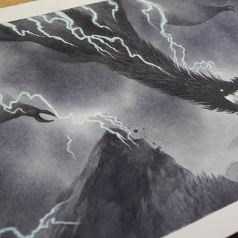 The Chase - Unframed Watercolour Painting