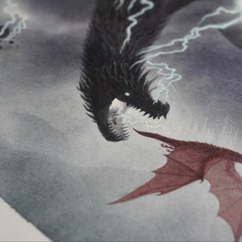 The Chase - Unframed Watercolour Painting