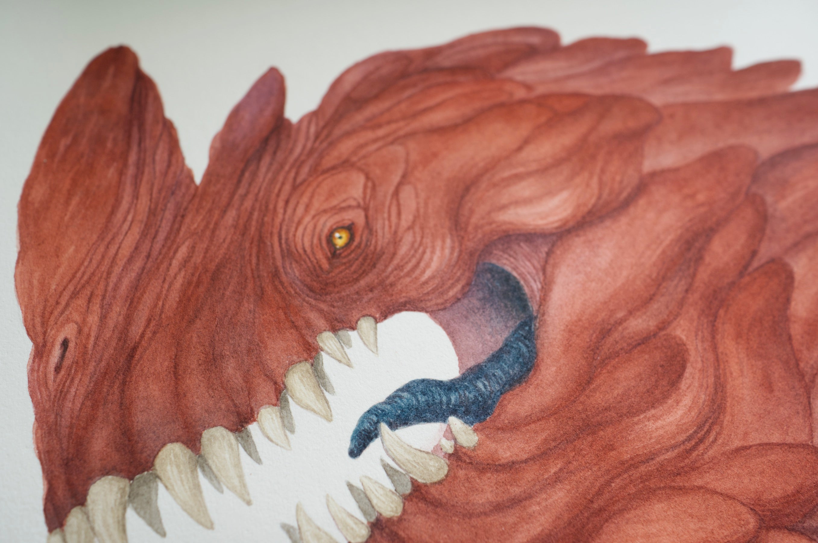 The Red Death - Unframed Watercolour Painting