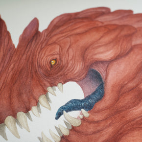 The Red Death - Unframed Watercolour Painting