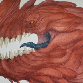 The Red Death - Unframed Watercolour Painting