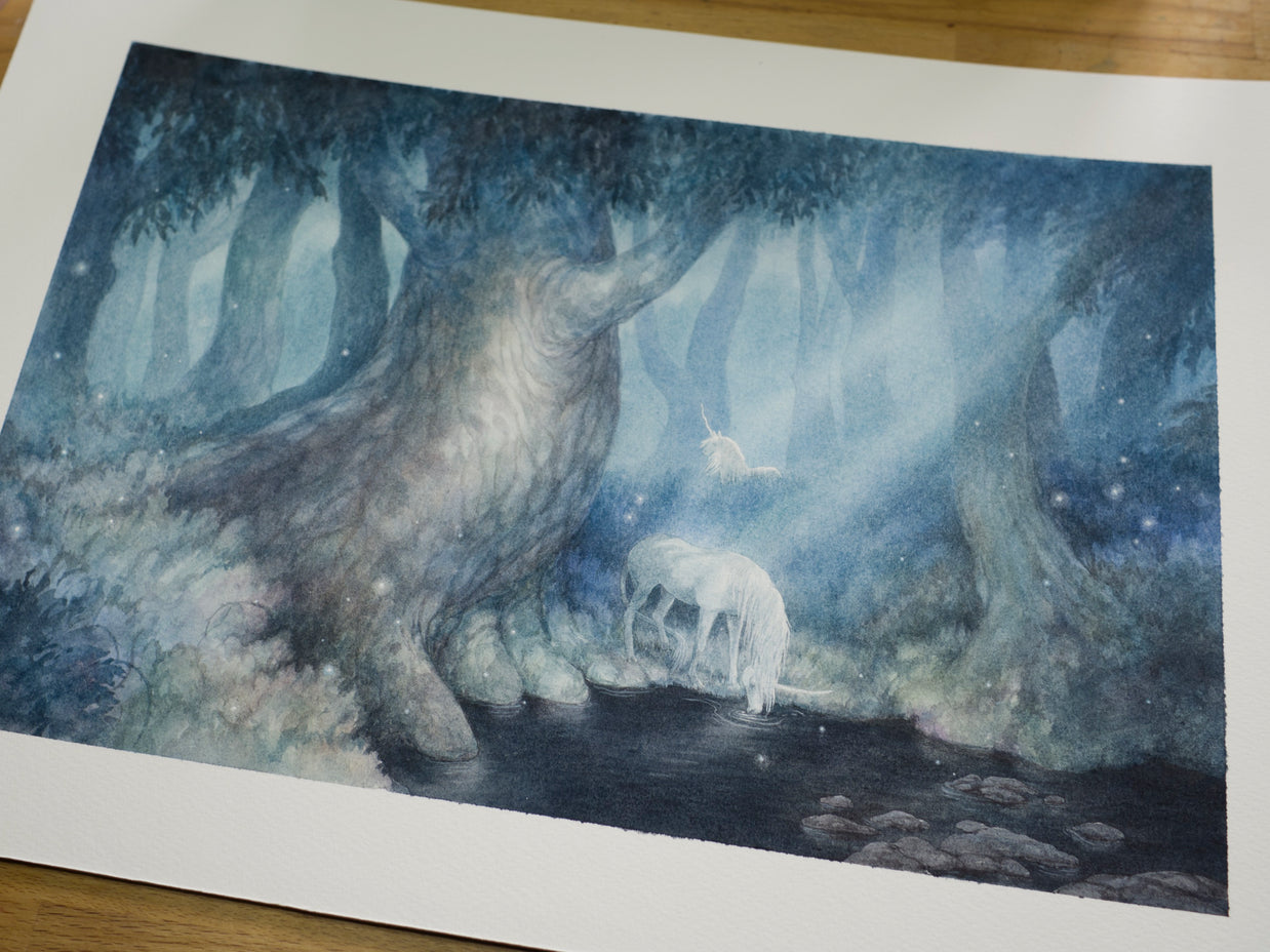 A Rare Sighting - Unframed Watercolour Painting