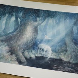 A Rare Sighting - Unframed Watercolour Painting