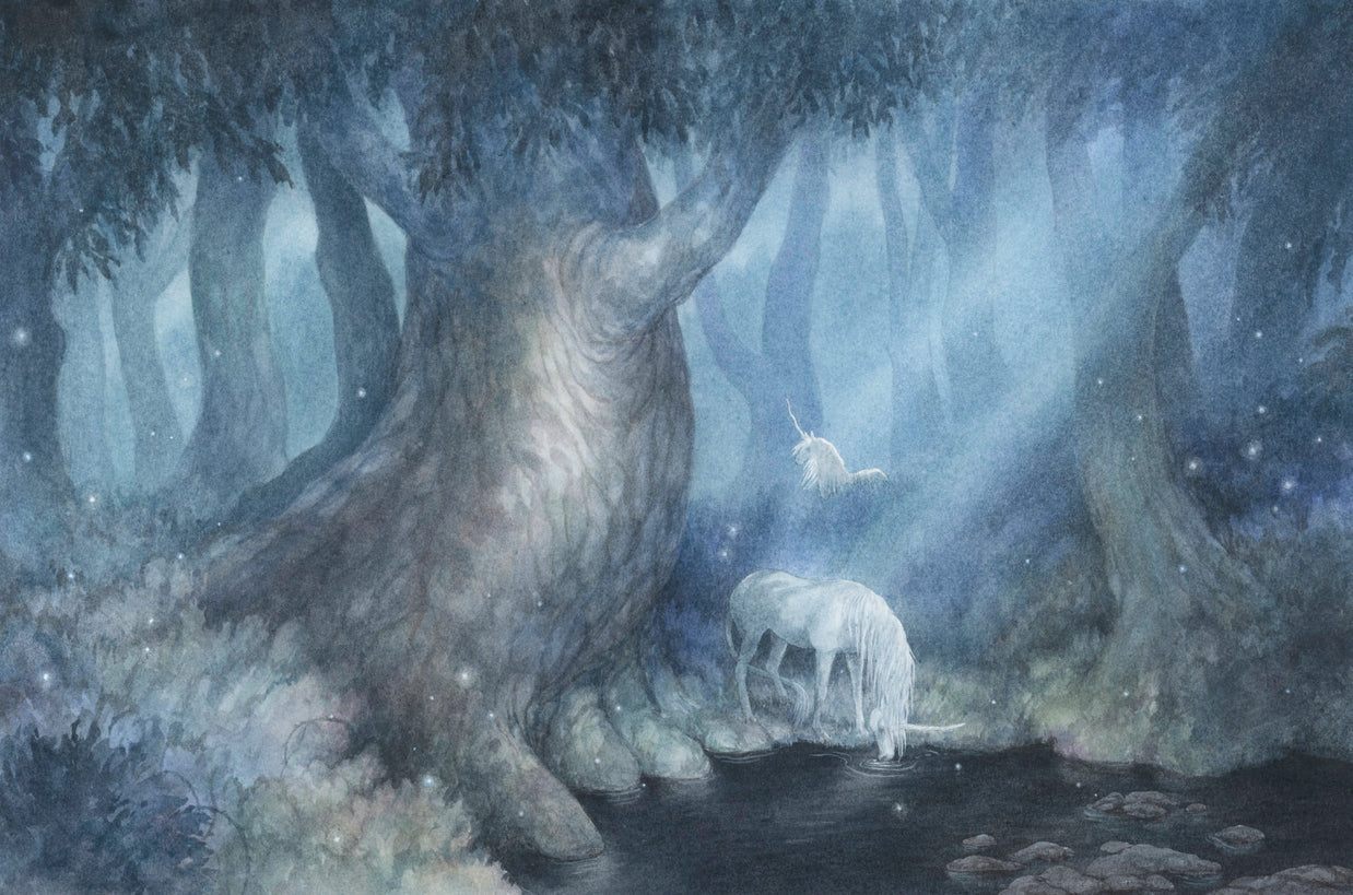 A Rare Sighting - Unframed Watercolour Painting