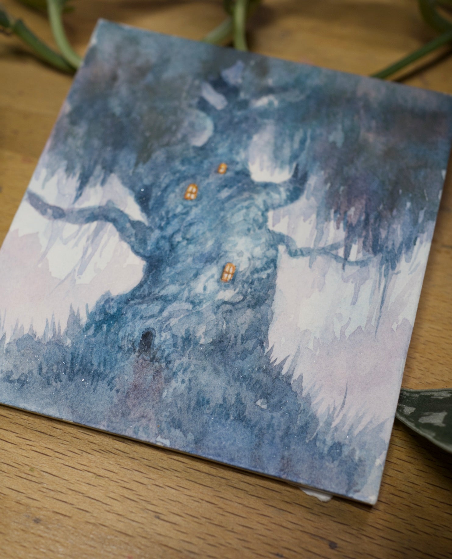 Tree House - Unframed Watercolour Painting