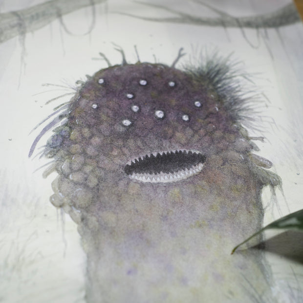 Swamp Thing - Unframed Watercolour Painting