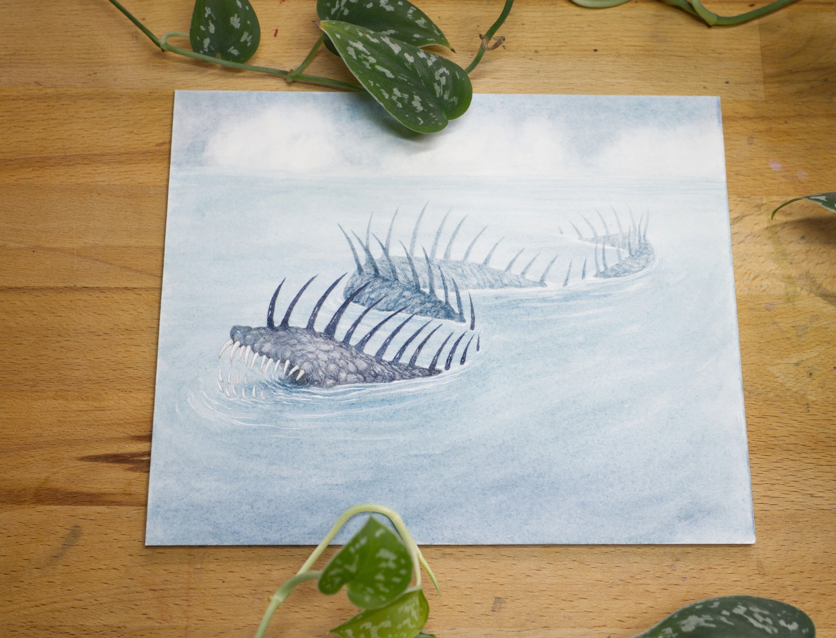 The Baaarg - Unframed Watercolour Painting