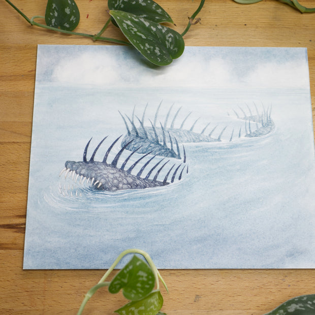 The Baaarg - Unframed Watercolour Painting