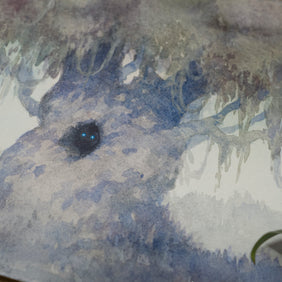 The Watcher - Unframed Watercolour Painting