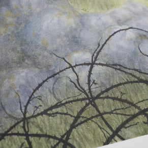 The Wizard's Adversary - Unframed Watercolour Painting
