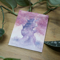 The Pink Tree - Unframed Watercolour Painting