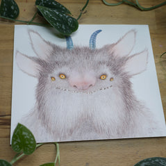 Nocturnal Gringle-Eater - Unframed Watercolour Painting