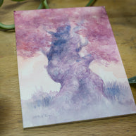 The Pink Tree - Unframed Watercolour Painting
