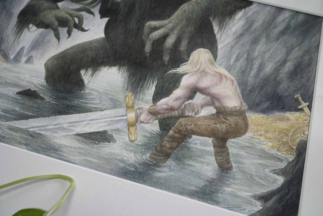 The Choicest Of Weapons - Unframed Watercolour Painting